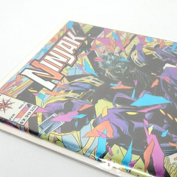 Valiant Ninjack Comic Book Chromium Cover No. 1 Regular No. 2 - Picture 4 of 7